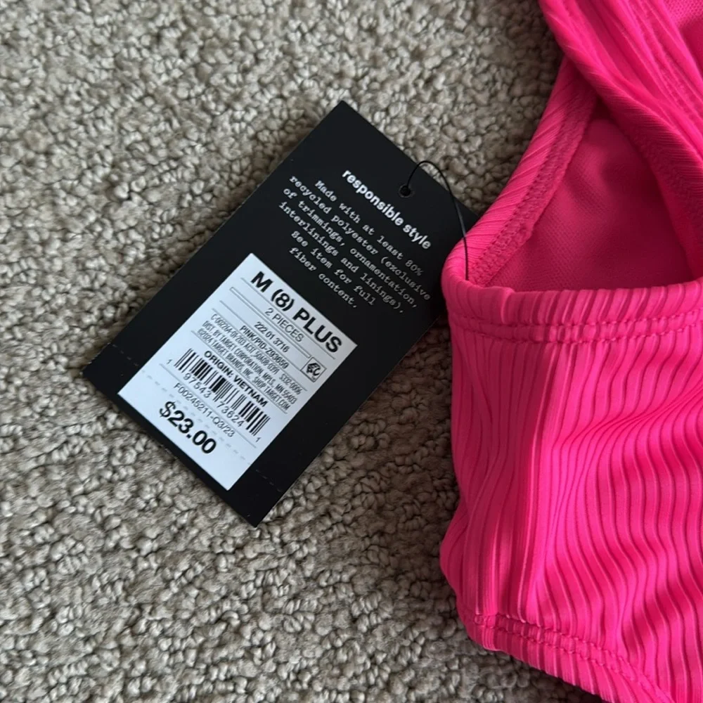 NWT Art Class Girl’s Cut‎ Out One Piece Swimsuit Set - Size: M (8) PLUS
